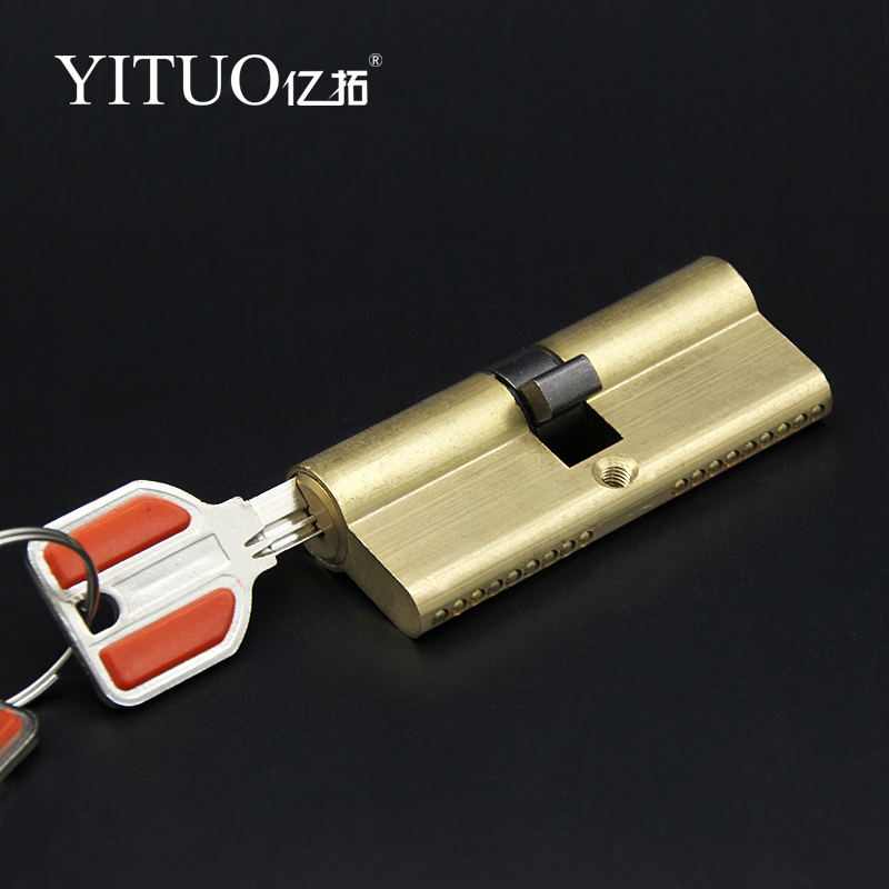 ABC key gate lock core anti-break anti-pry all copper door lock core