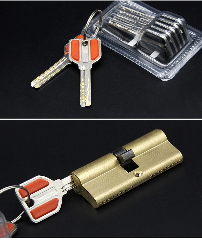 ABC key gate lock core anti-break anti-pry all copper door lock core