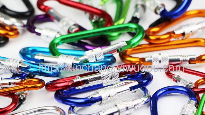 Manufacturers supply high-quality 8 D shape lock aluminum alloy mountaineering buckle door buckle Manufacturers supply high-quality 8 D shape lock aluminum alloy mountaineering buckle door buckle