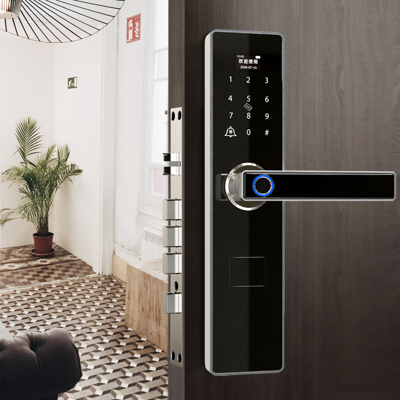 Cardolia Graffiti Pass Lock Anti-Theft Smart Door Lock Automatic Password Electronic Home Smart Fingerprint Lock