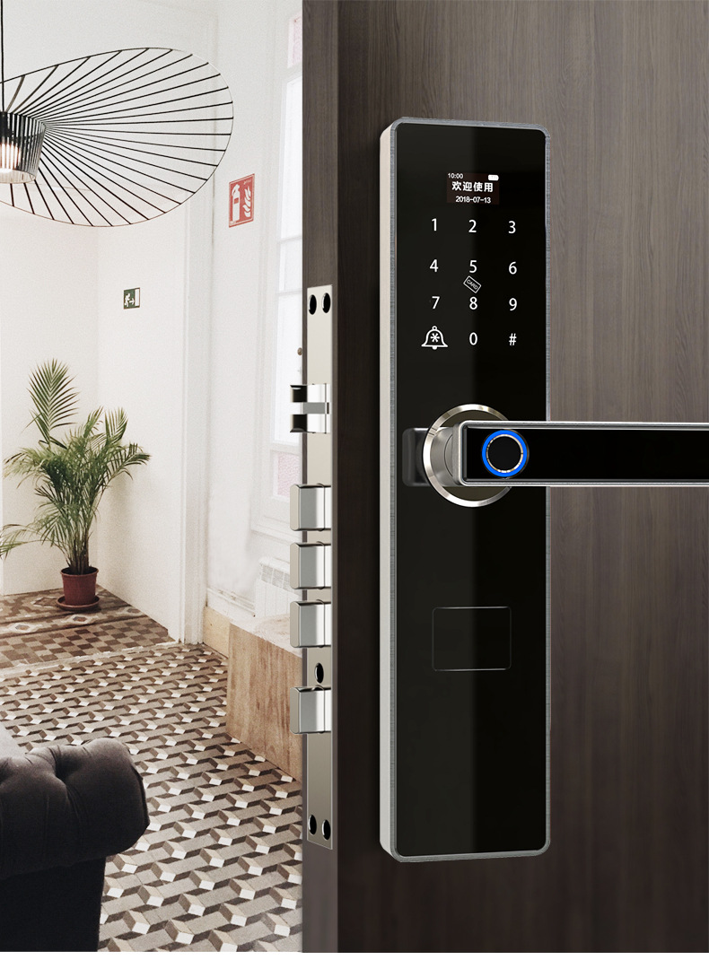 Cardolia Graffiti Pass Lock Anti-Theft Smart Door Lock Automatic Password Electronic Home Smart Fingerprint Lock Cardolia Graffiti Pass Lock Anti-Theft Smart Door Lock Automatic Password Electronic Home Smart Fingerprint Lock