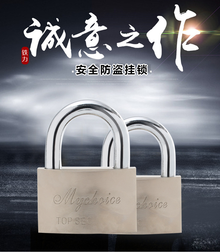 Manufacturers supply 70MM arc atomic lock power meter box open waterproof anti-theft lock door locks