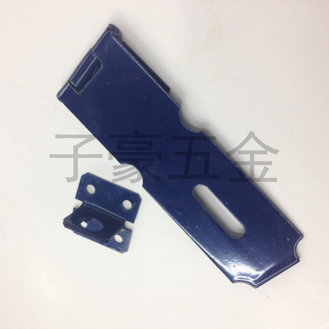 Door Safety Lock Blue Metal Padlock Hasp Staple box buckle