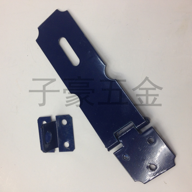 Door Safety Lock Blue Metal Padlock Hasp Staple box buckle