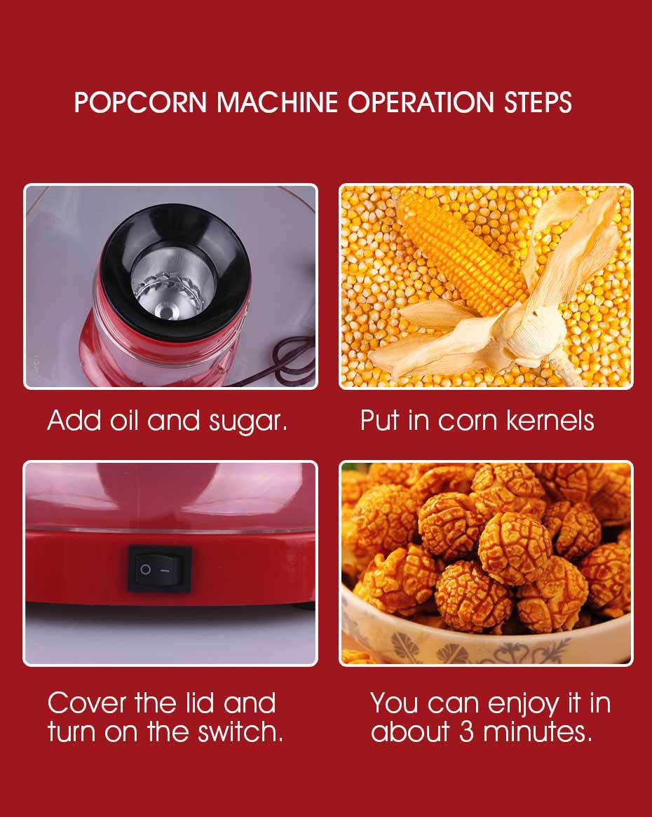 DSP/DSP Popcorn Machine Automatic Household Popcorn Machine Children's Mini Household Appliances Popcorn Machine