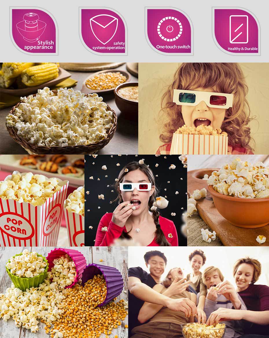 DSP/DSP Popcorn Machine Automatic Household Popcorn Machine Children's Mini Household Appliances Popcorn Machine