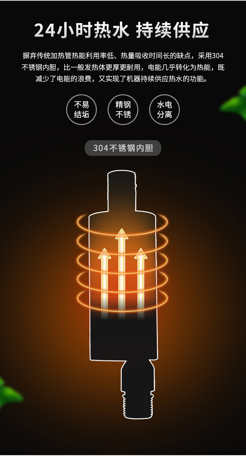 Faucet Demand Water Heaters Household Kitchen Small Fast Heat Heater 110V American Standard European Standard English