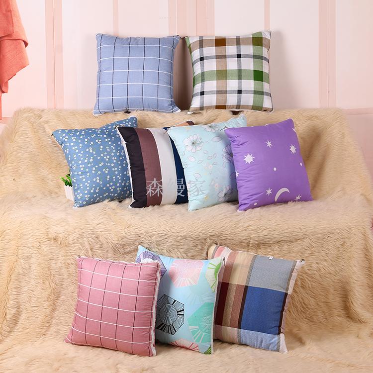 Retail and Wholesale Pillow and Blanket Small Floral Striped Cars Air Conditioner Quilt Large Stock in Stock