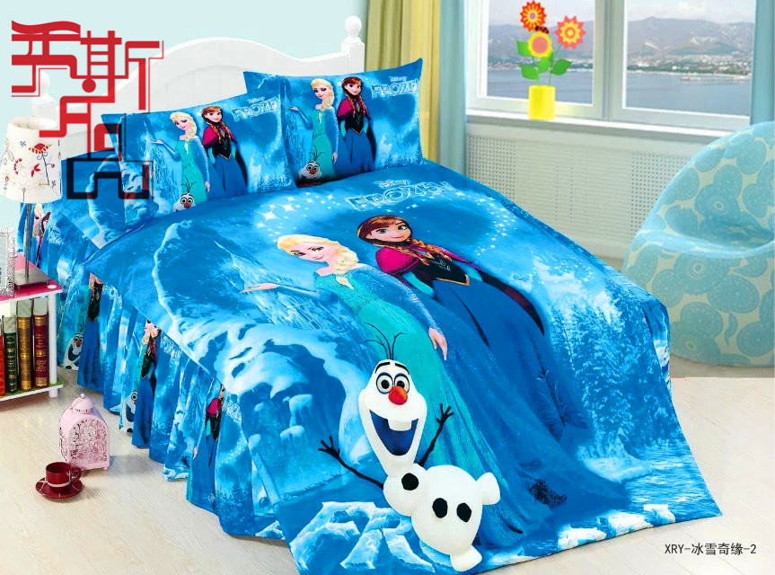 Xiusi Bedding Xiusi Bedding Disney Cartoon Super Soft Quilt Set Single