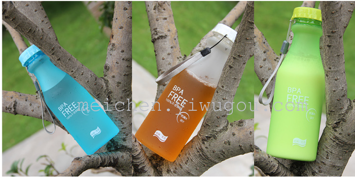 Creative student unbreakable frosted glass bottle soda glass cup with water s 350 Creative student unbreakable frosted glass bottle soda glass cup with water s 350