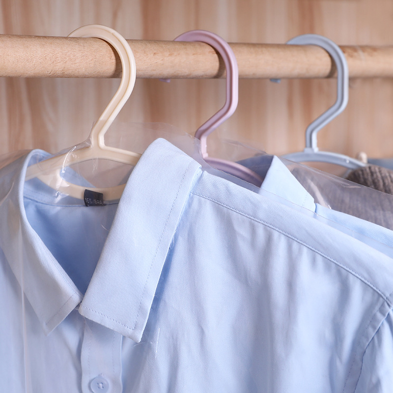 Transparent Dustproof Bag Dry Cleaning Shop Disposable Clothes Dust Cover Suit Garment Suit Bag Clothing Plastic Bag