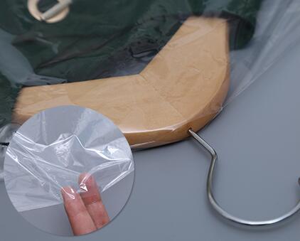Transparent Dustproof Bag Dry Cleaning Shop Disposable Clothes Dust Cover Suit Garment Suit Bag Clothing Plastic Bag