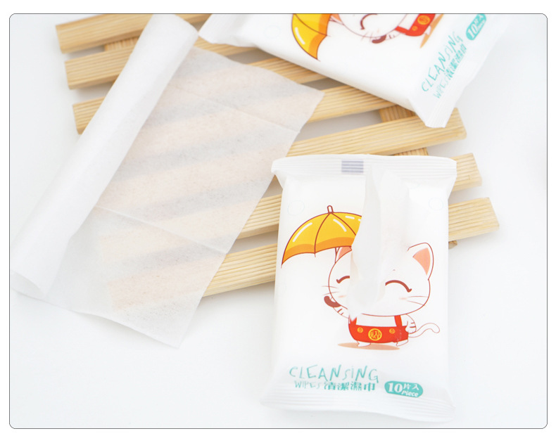 Wet Wipes Baby Removable Portable Small Bag Wet Wipes 10 Pieces Disposable Cleaning Wet Wipes Mother and Baby Gifts Wet Wipes Baby Removable Portable Small Bag Wet Wipes 10 Pieces Disposable Cleaning Wet Wipes Mother and Baby Gifts
