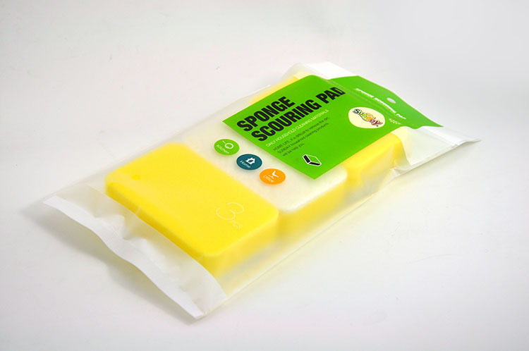 Sunday high temperature resistant sponge 3PCS white yellow white washing dishes in the kitchen cleaning products