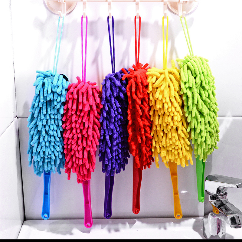 New Cartoon Animal Chenille Cleaning Brush Dust Remove Brush Candy Color Desktop Duster Dusting Brush Gift Wholesale