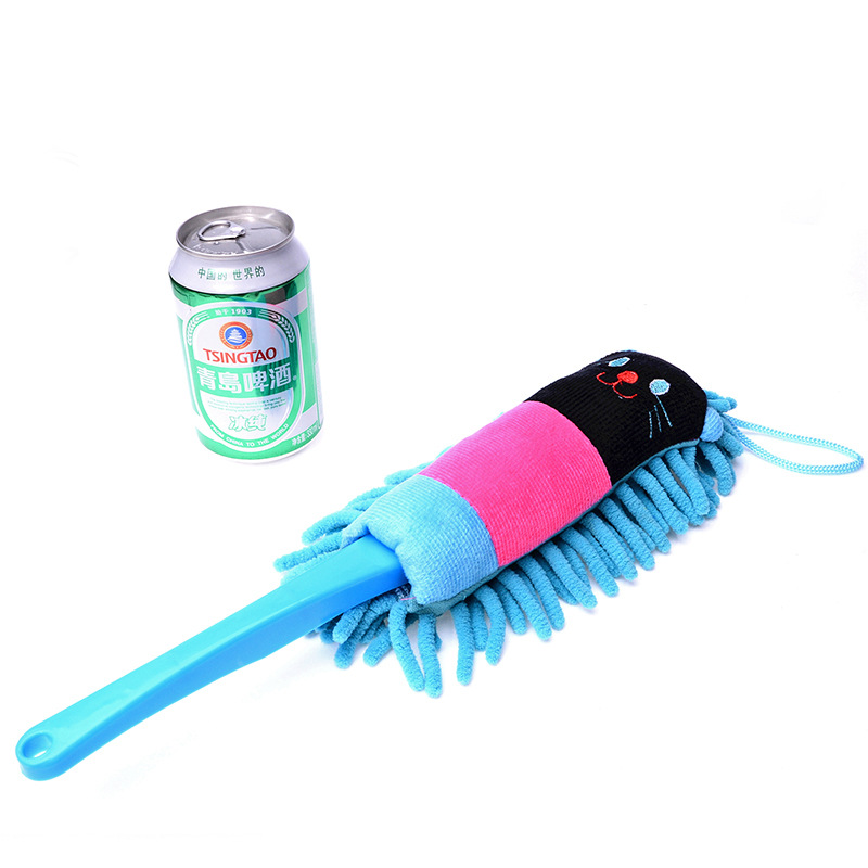 New Cartoon Animal Chenille Cleaning Brush Dust Remove Brush Candy Color Desktop Duster Dusting Brush Gift Wholesale
