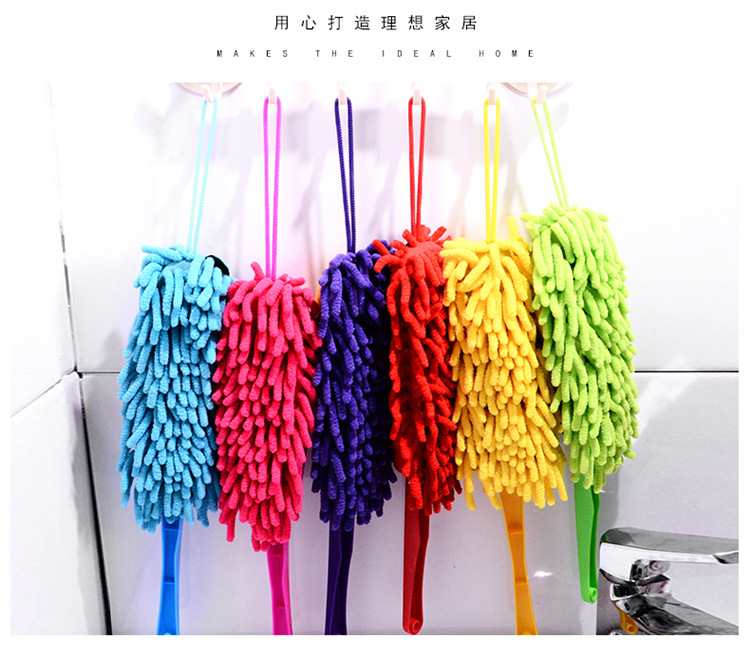 New Cartoon Animal Chenille Cleaning Brush Dust Remove Brush Candy Color Desktop Duster Dusting Brush Gift Wholesale