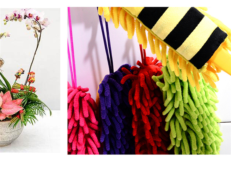 New Cartoon Animal Chenille Cleaning Brush Dust Remove Brush Candy Color Desktop Duster Dusting Brush Gift Wholesale