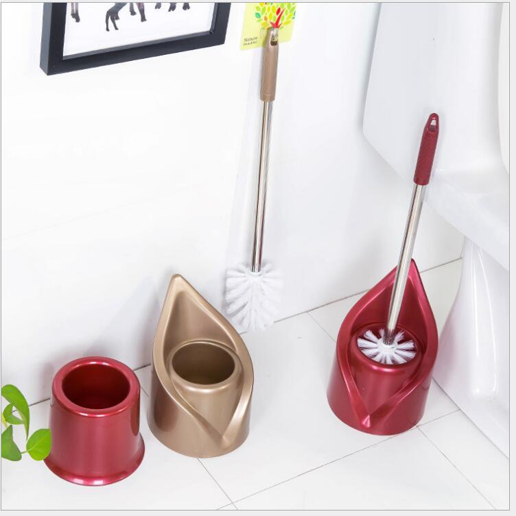 Creative Toilet Stainless Steel Toilet Brush Toilet Cleaning Brush Long Handle Toilet Brush Cleaning Brush Set