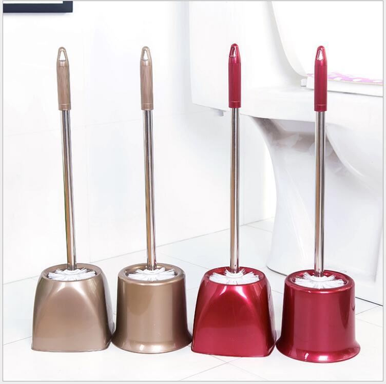 Creative Toilet Stainless Steel Toilet Brush Toilet Cleaning Brush Long Handle Toilet Brush Cleaning Brush Set