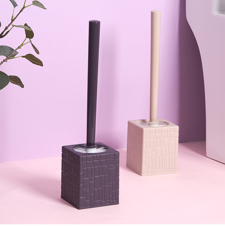 New Creative Toilet round Handle with Base Toilet Brush Set Plastic Toilet Brush Set Toilet Cleaning Brush New Creative Toilet round Handle with Base Toilet Brush Set Plastic Toilet Brush Set Toilet Cleaning Brush