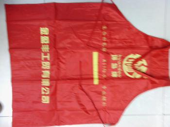 Oxford cloth waterproof cloth apron can be customized logo, name, works fine