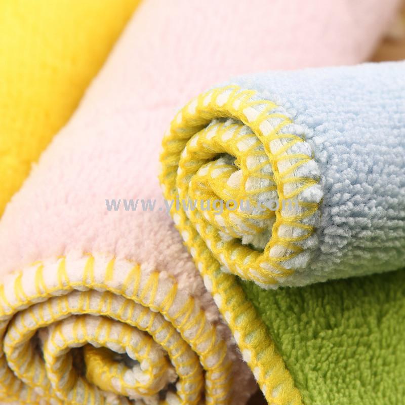 Fiberglass double - sided absorbent wipes thickened wash towel kitchen scouring pad washing cloth factory wholesale Fiberglass double - sided absorbent wipes thickened wash towel kitchen scouring pad washing cloth factory wholesale