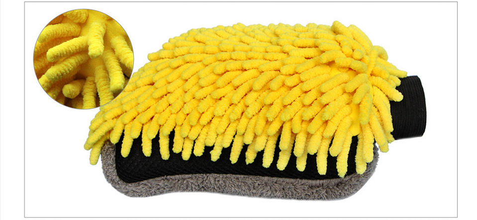 Gloves Fine Plush Waterproof Coral Velvet Gloves Car Wash Thickness Car Washing Cloth Multifunctional Car Wash Tools