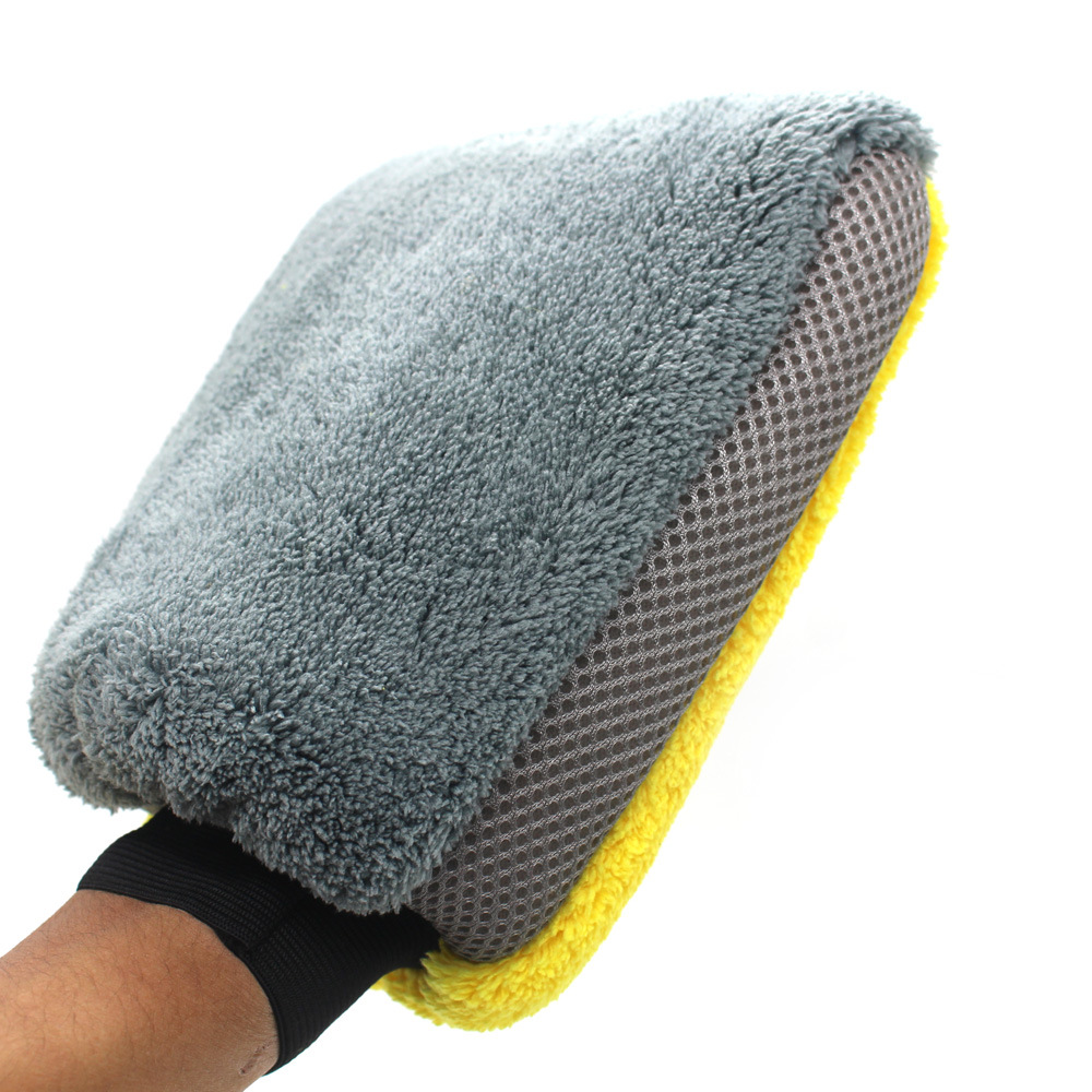 Gloves Fine Plush Waterproof Coral Velvet Gloves Car Wash Thickness Car Washing Cloth Multifunctional Car Wash Tools