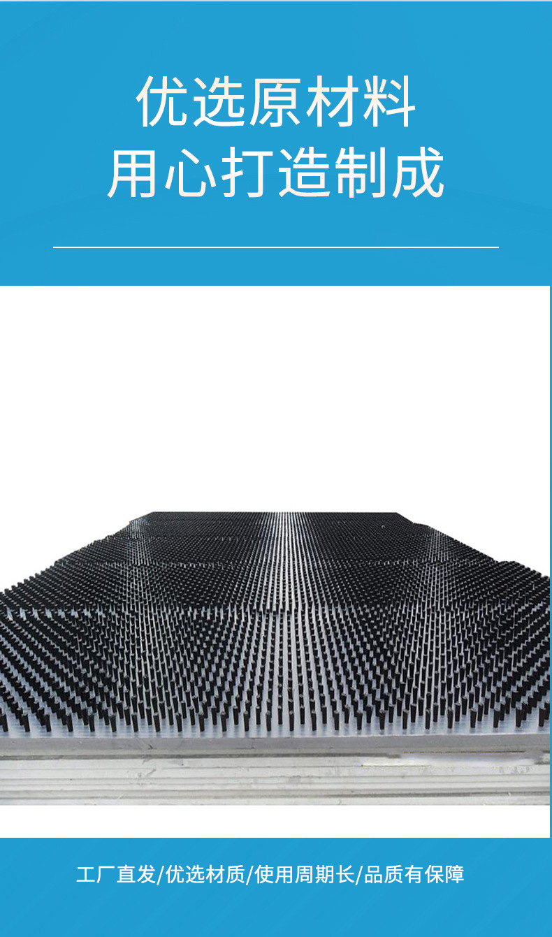 Customized Industrial Pp-PVC Board Strip Brush Mechanical Nylon Wire Ash Blocking Scrubbing clean brush Customized Industrial Pp-PVC Board Strip Brush Mechanical Nylon Wire Ash Blocking Scrubbing clean brush