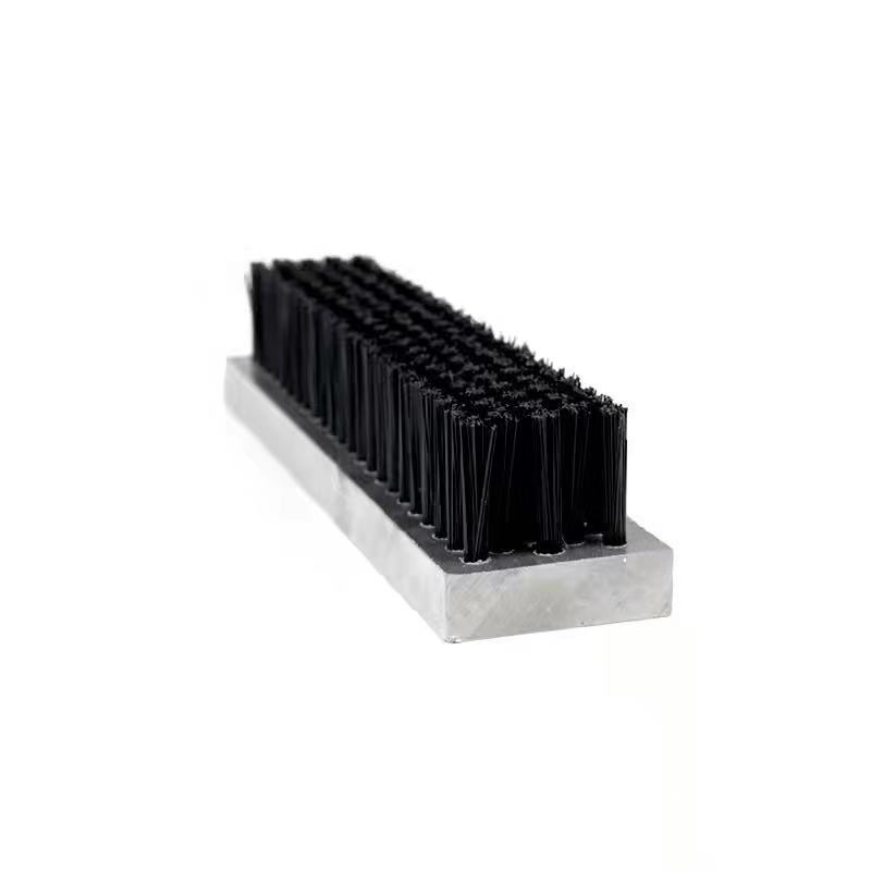 Customized Industrial Pp-PVC Board Strip Brush Mechanical Nylon Wire Ash Blocking Scrubbing clean brush