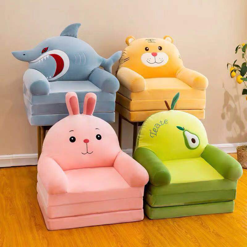 Multifunctional Sponge Folding Children's Sofa Lazy Sofa Plush Toys for Relatives Christmas Gift Pillow Multifunctional Sponge Folding Children's Sofa Lazy Sofa Plush Toys for Relatives Christmas Gift Pillow