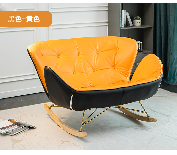 Double Rocking Chair Light Luxury Nordic Recliner Adult Living Room Home Italian Leisure Lazy Sofa Balcony Rocking Chair Double Rocking Chair Light Luxury Nordic Recliner Adult Living Room Home Italian Leisure Lazy Sofa Balcony Rocking Chair