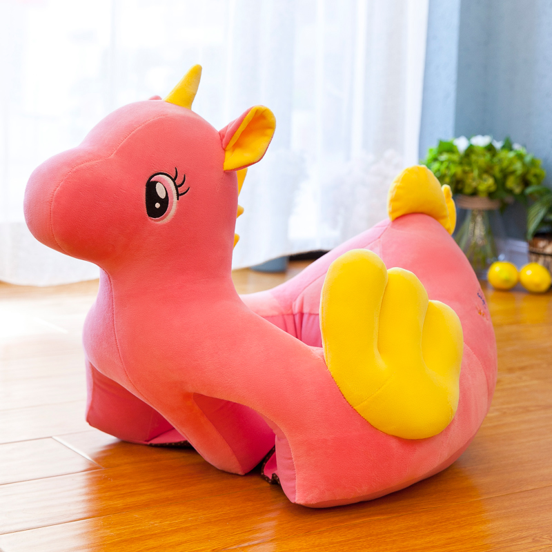 Unicorn Learning Seat Children&#039;s Sofa Lazy Sofa Plush Toy Cartoon Sofa Stool
