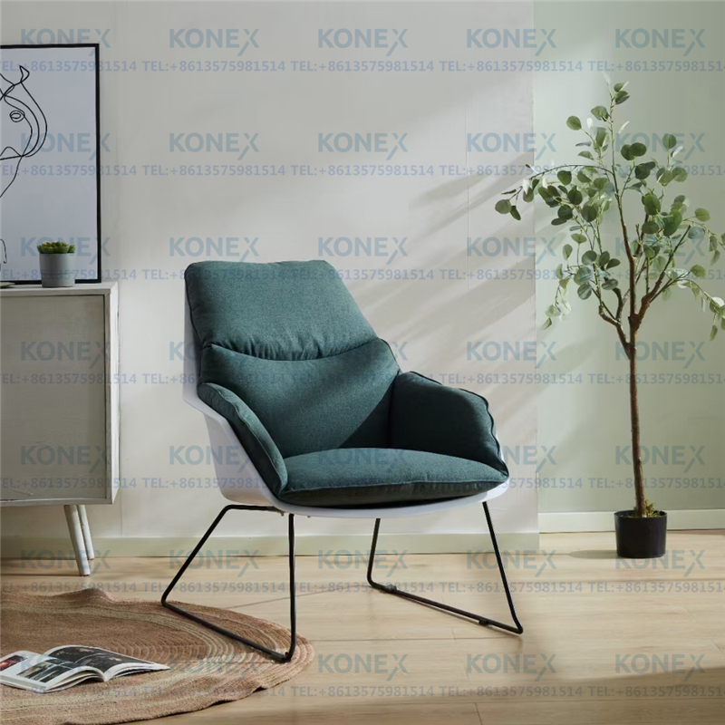 Nordic Single-Seat Sofa Chair American Leisure Chair Living Room Creative Sofa Chair Bedroom Modern Minimalist Lazy Sofa