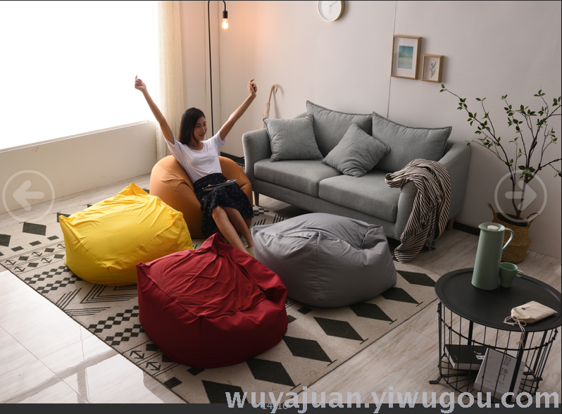 Ge lai creative fashion leisure cloth art square lazy person sofa
