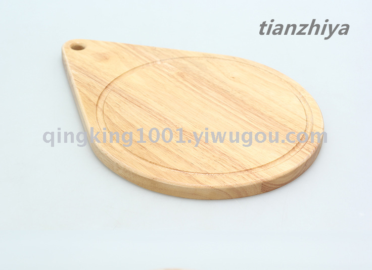Imported rubber wood pizza pan fruit dish Salad Dessert fruit dish chopping board cutting knife plate cutting board Imported rubber wood pizza pan fruit dish Salad Dessert fruit dish chopping board cutting knife plate cutting board
