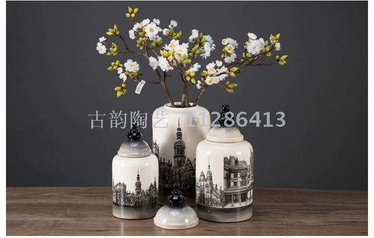 Innovation in ceramic decoration vase new Chinese arts and crafts Innovation in ceramic decoration vase new Chinese arts and crafts