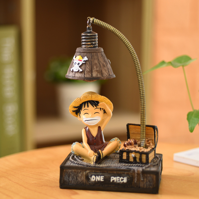 Imported arts and crafts Japanese Style Groceries Small Night Lamp Hand-Made Student Gift Doll Resin Craft Ornament