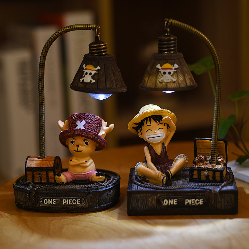 Imported arts and crafts Japanese Style Groceries Small Night Lamp Hand-Made Student Gift Doll Resin Craft Ornament