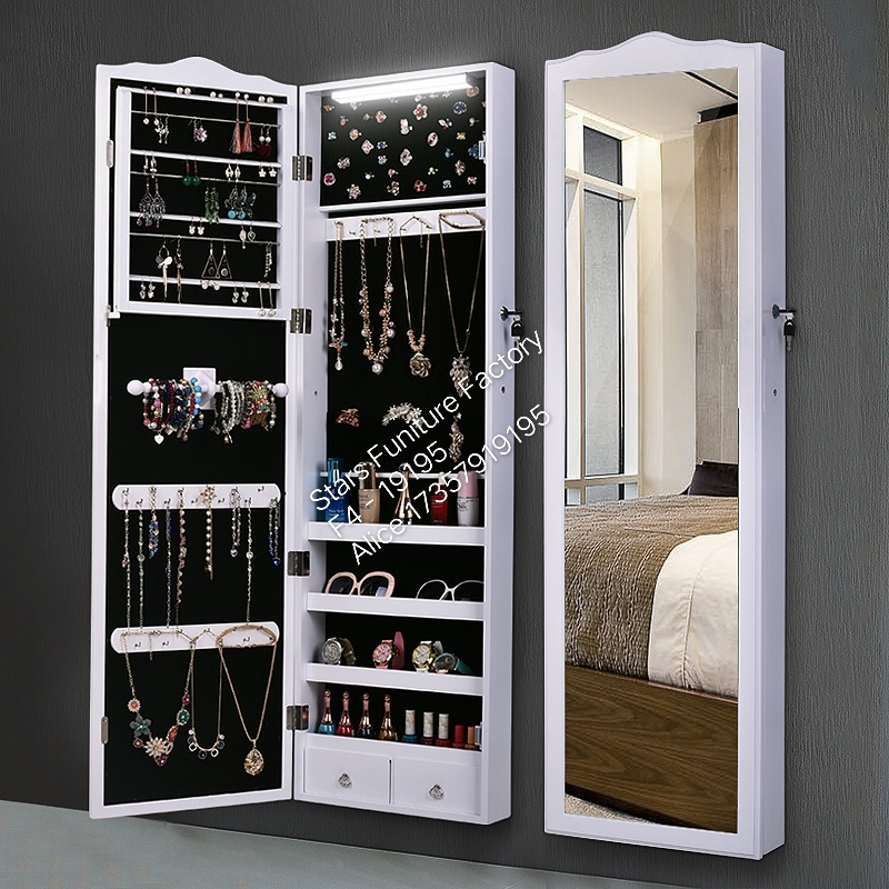 Luxury Smart Simple Style Home Hidden Exquisite Full-Length Mirror Dressing Mirror Storage Cabinet Cosmetic Mirror Women