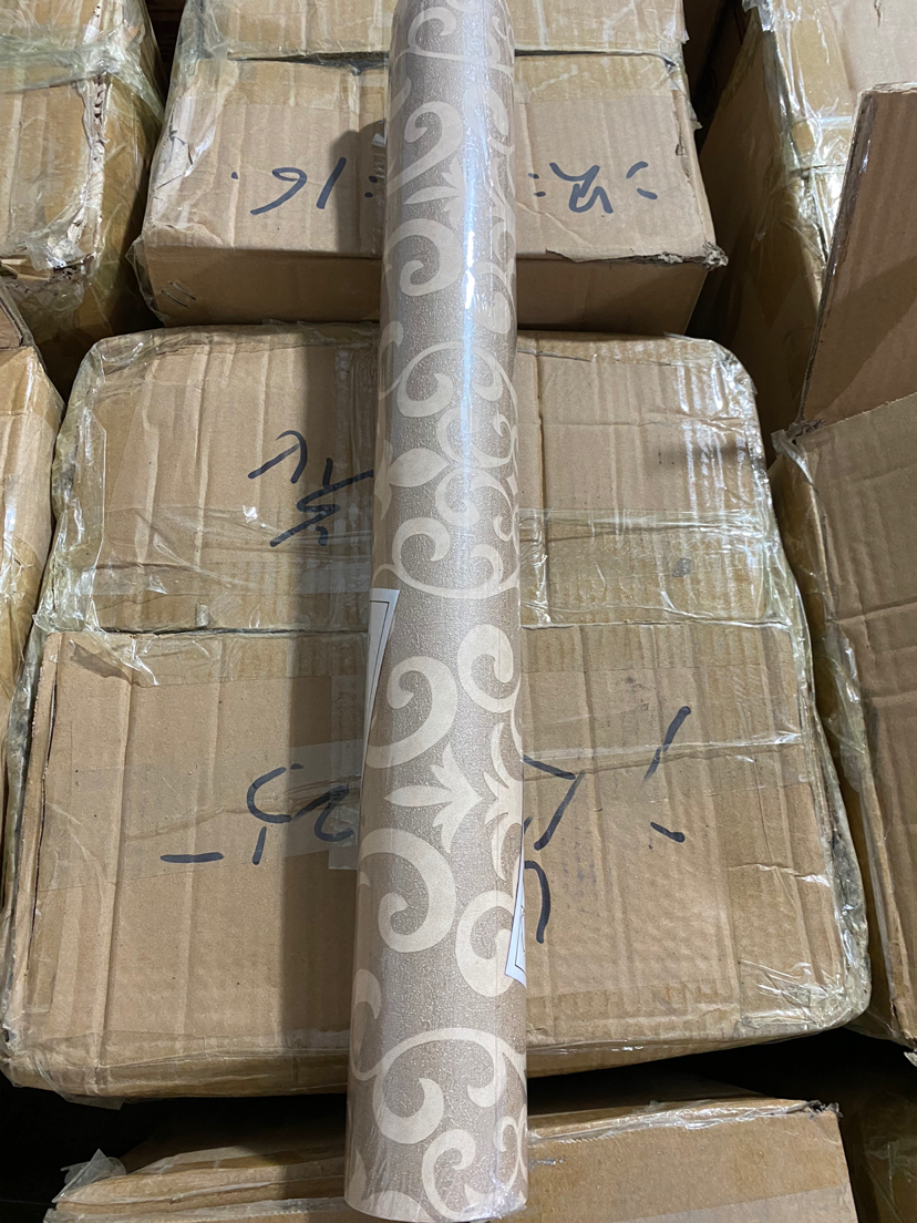 Secondary Paper PVC Stock Wallpaper 3D off-Shelf Processing Wallpaper European Style Cheap Processing Long-Term Supply Secondary Paper PVC Stock Wallpaper 3D off-Shelf Processing Wallpaper European Style Cheap Processing Long-Term Supply