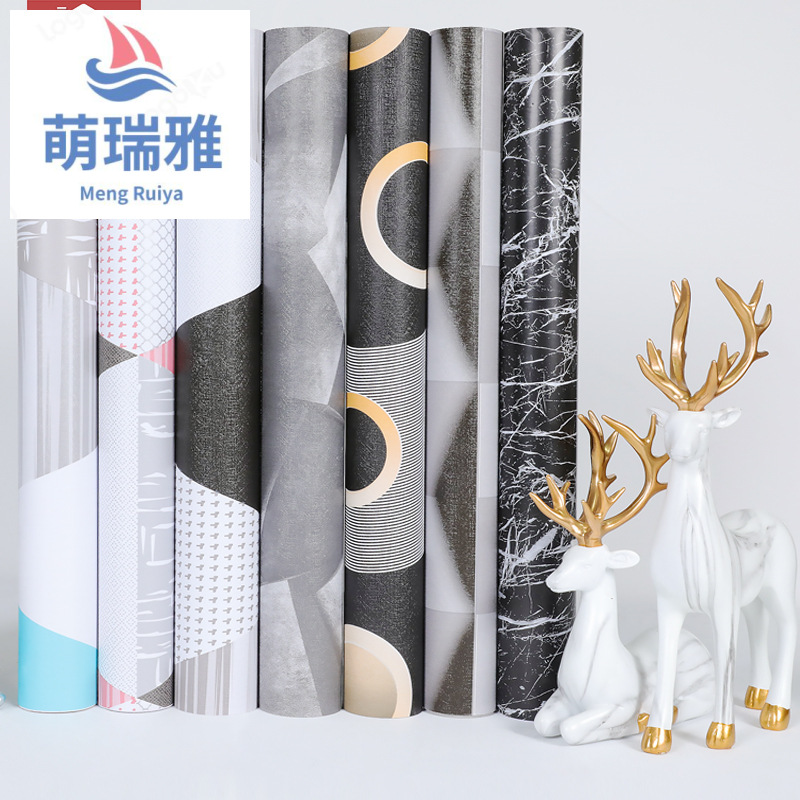New Thickened PVC Self-Adhesive Wallpaper Waterproof European-Style Pastoral Bedroom Dorm Background Wall Renovation New Thickened PVC Self-Adhesive Wallpaper Waterproof European-Style Pastoral Bedroom Dorm Background Wall Renovation