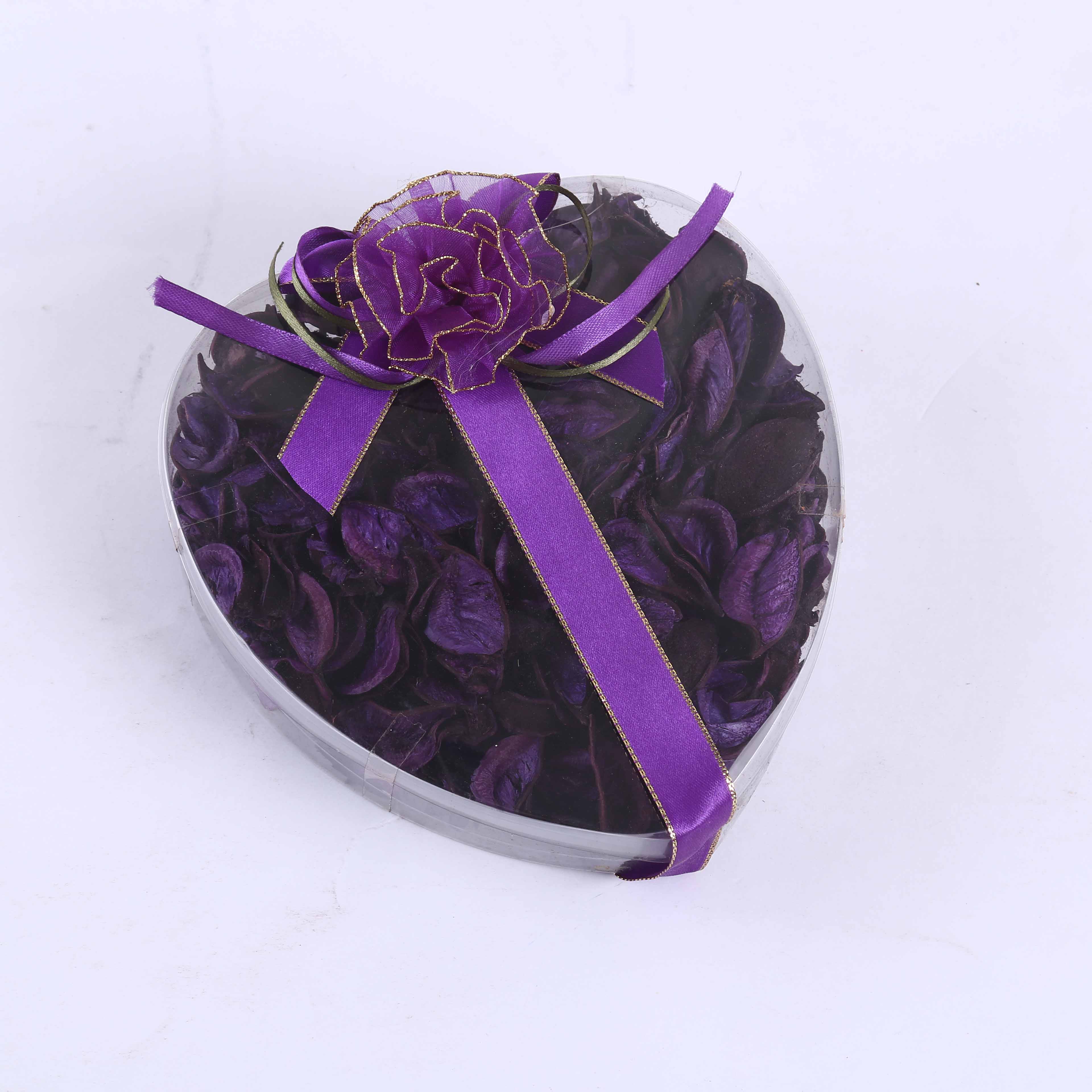 Big heart shape daily use aromatherapy Dried flower box Home decoration Car Accessories 