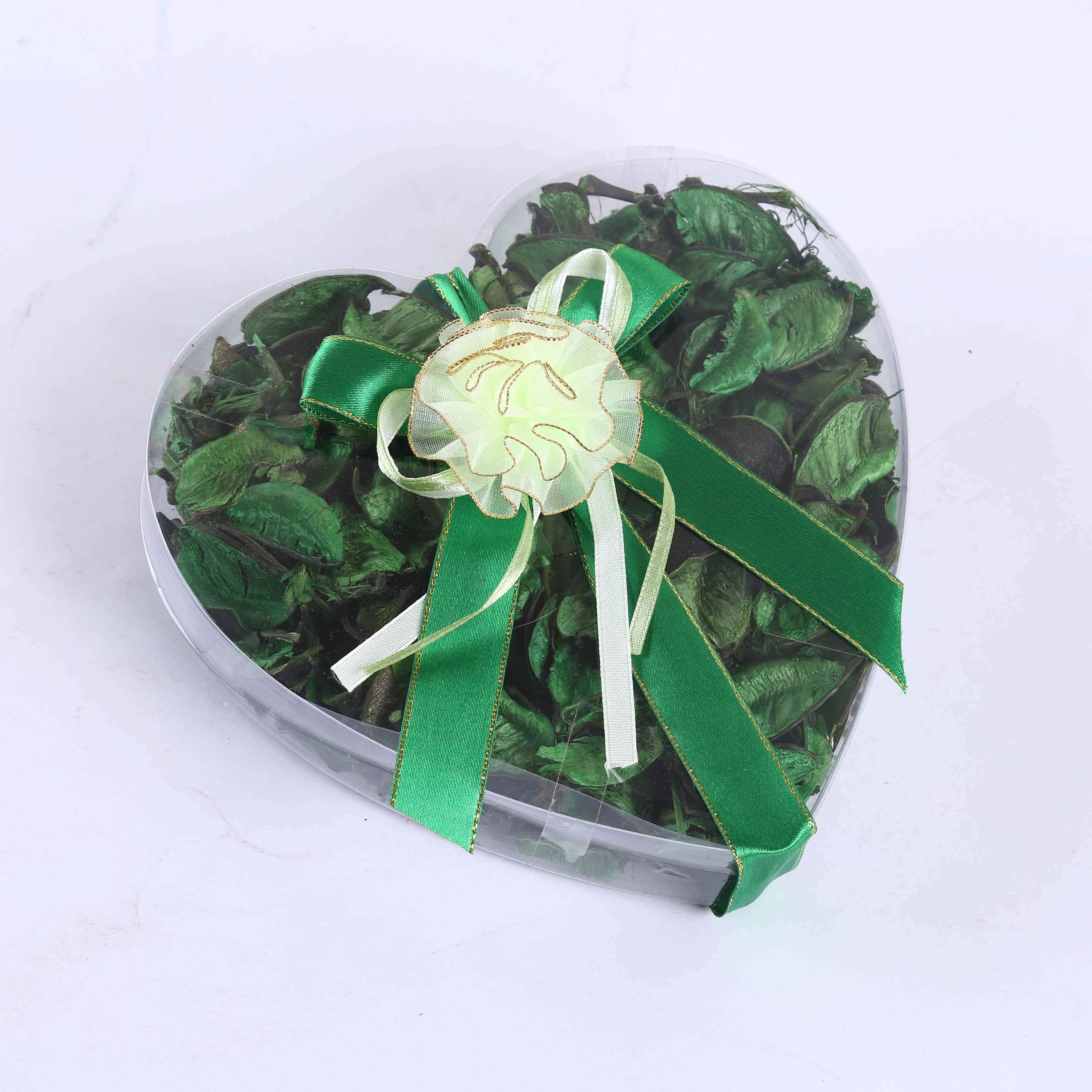 Big heart shape daily use aromatherapy Dried flower box Home decoration Car Accessories 