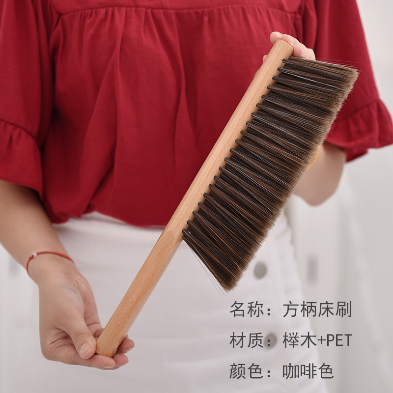 Bed Brush Wooden Handle Large Solid Wood Bed Brush Bed Brush Wedding Bed Brush Bed Brush Mane Carpet Sweeper Soft Brush