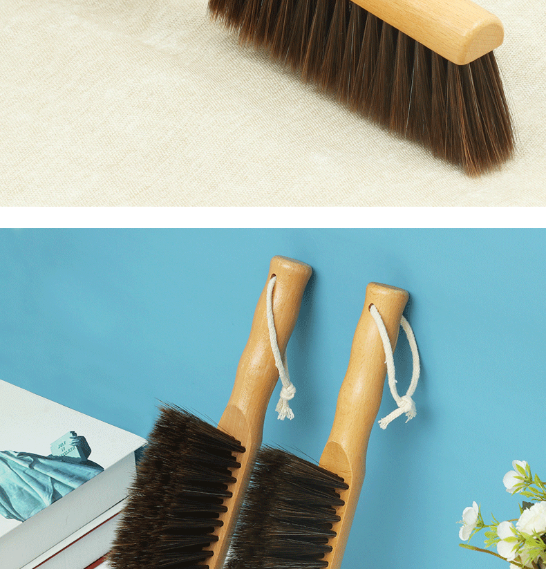 Bed Brush Wooden Handle Large Solid Wood Bed Brush Bed Brush Wedding Bed Brush Bed Brush Mane Carpet Sweeper Soft Brush