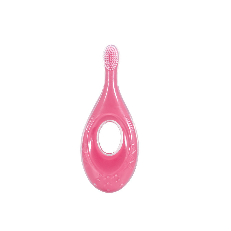 Soft Fur Training Teeth Protecting Brush Baby Teether Children Baby Toothbrush Wash Tongue Coating Custom Labeling