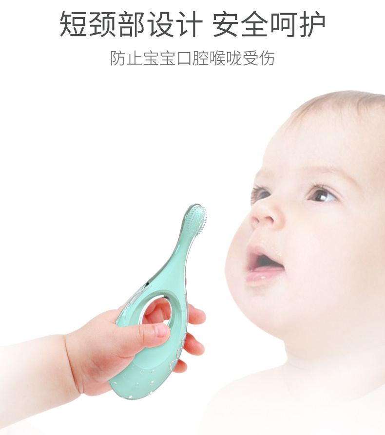 Soft Fur Training Teeth Protecting Brush Baby Teether Children Baby Toothbrush Wash Tongue Coating Custom Labeling Soft Fur Training Teeth Protecting Brush Baby Teether Children Baby Toothbrush Wash Tongue Coating Custom Labeling