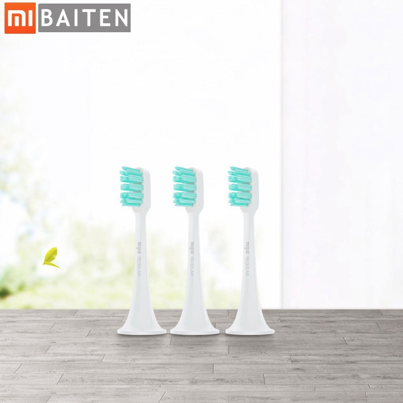 Sonic Electric Toothbrush Head 3Piece Universal Smart Replacement Head Soft Hair Small Brush Head International Version
